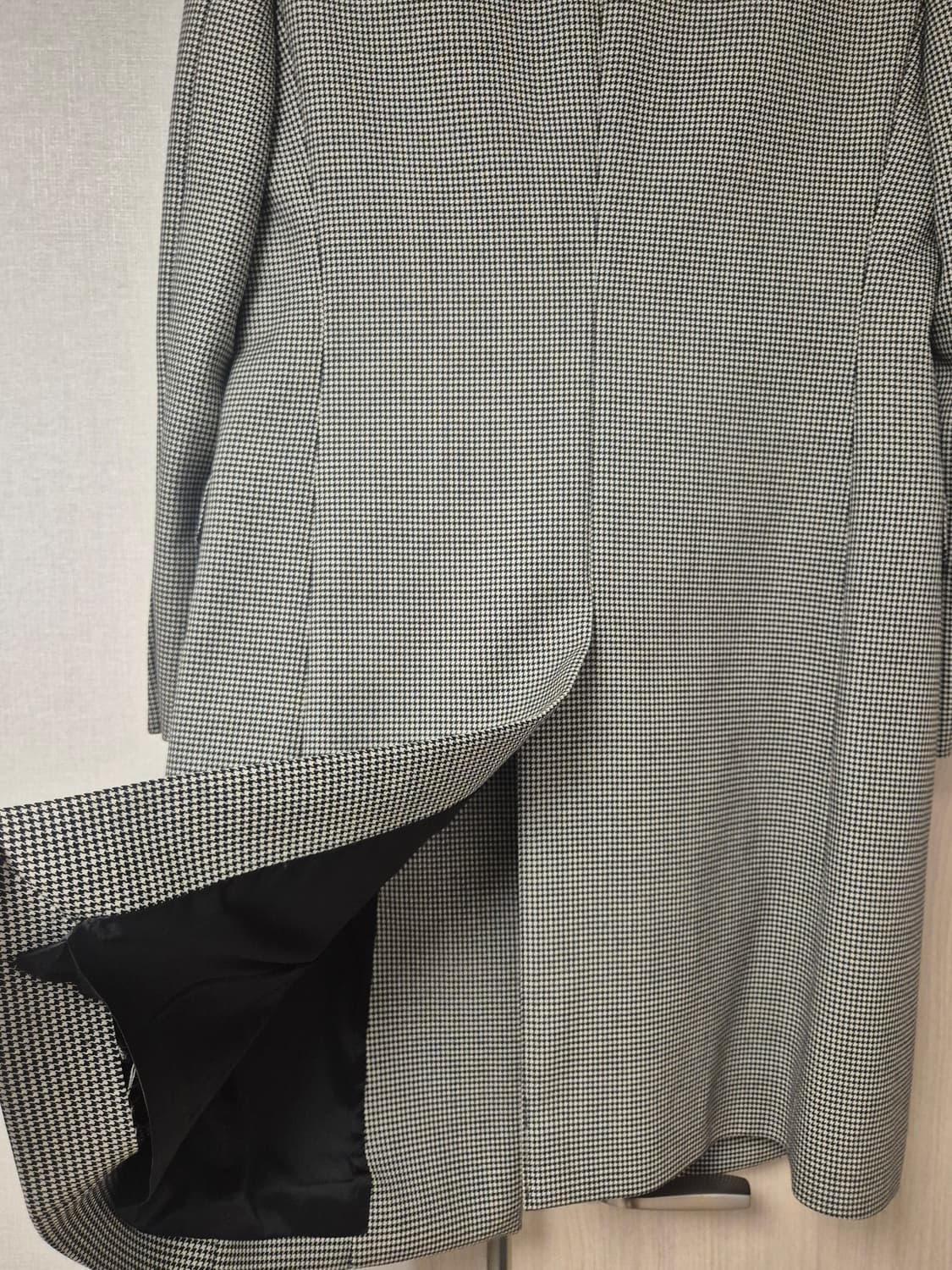 고급울헤링본코트 싱글코트 상품이미지8