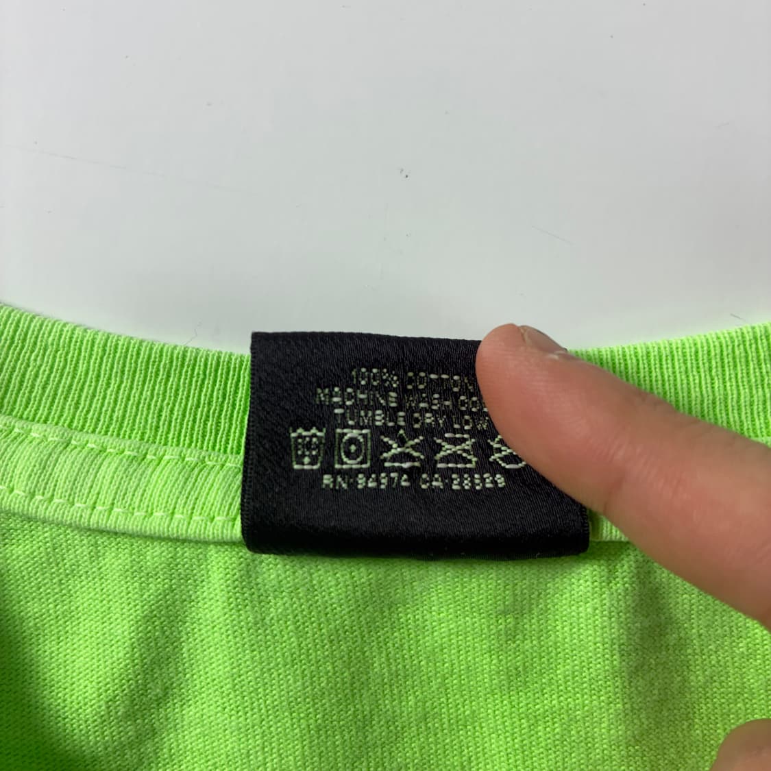 Stussy  스투시 x 아워레거시 라임그린 반팔티셔츠  상품이미지6