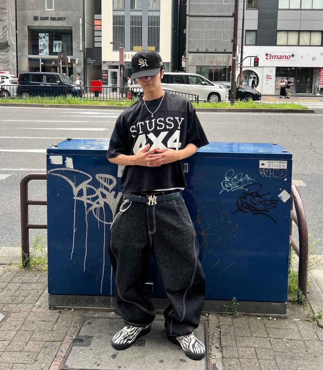 스투시 4x4 메쉬 풋볼 저지 블랙 L사이즈 상품이미지10