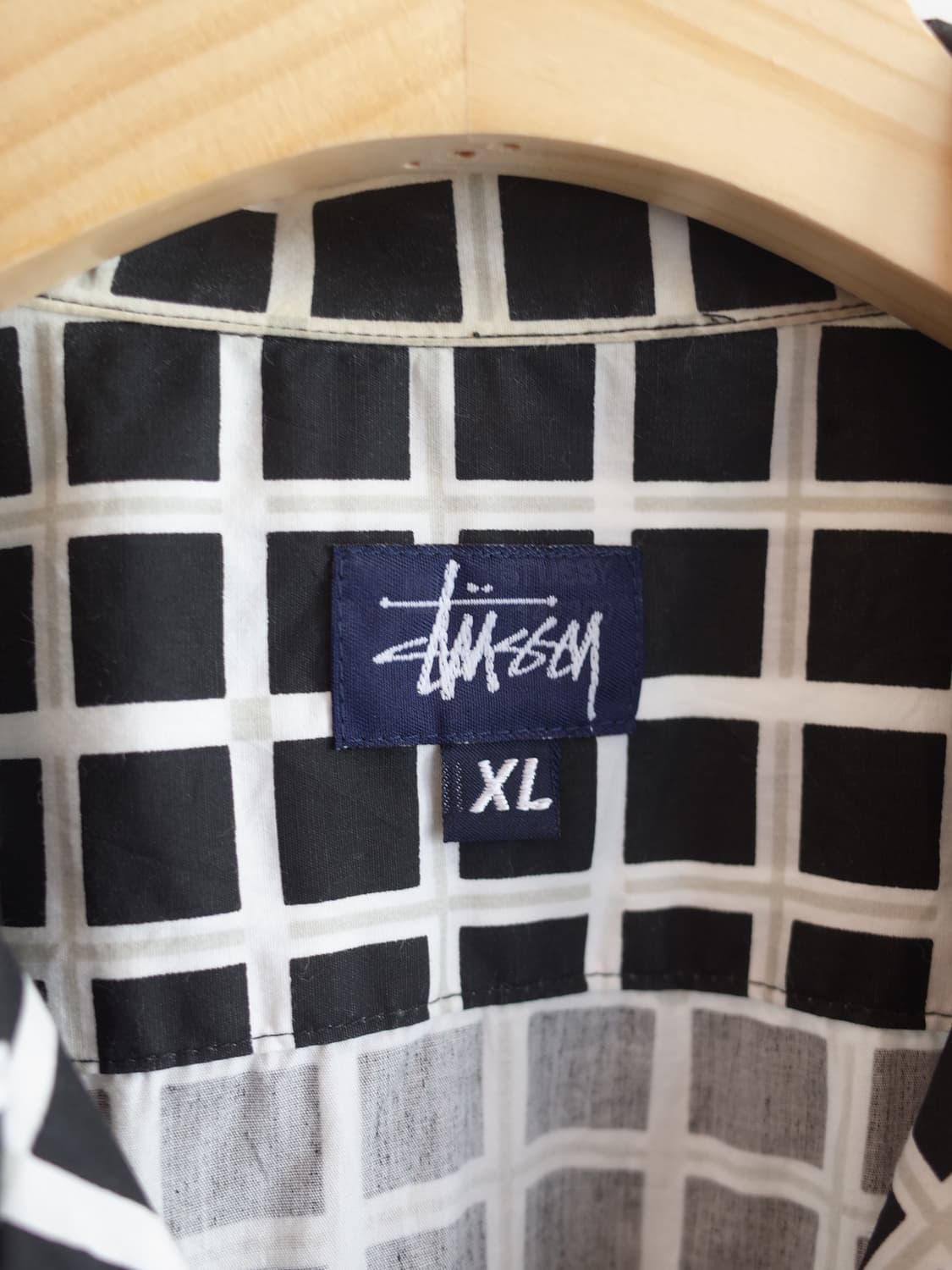 STUSSY 스투시 오픈카라 패턴셔츠 (USA MADE 상품이미지3