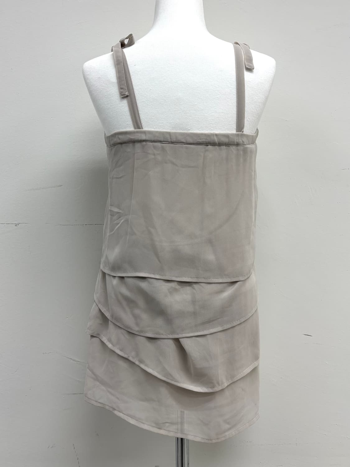 빈티지 그레이 캉캉 스커트 슬리브리스 상품이미지6