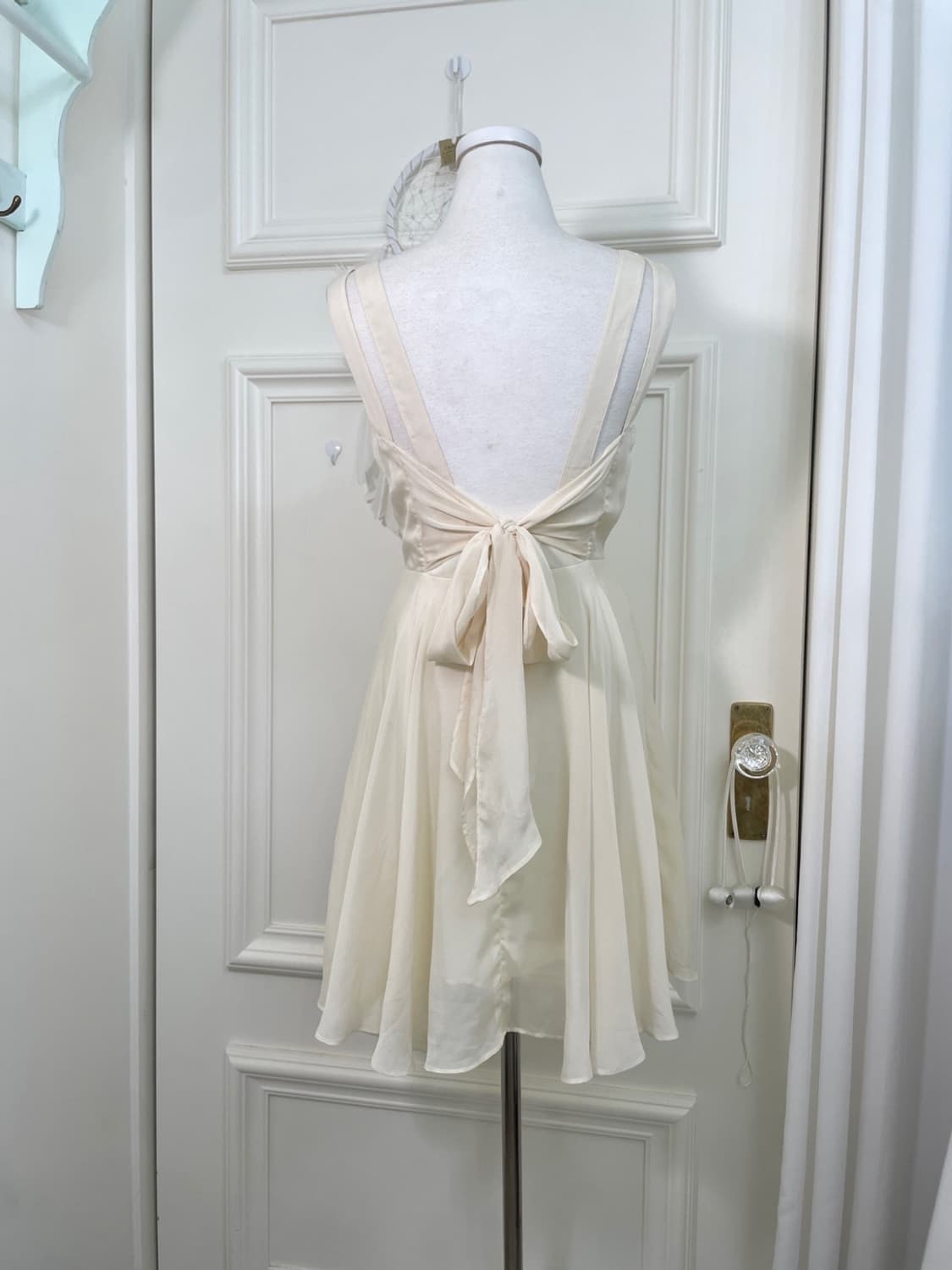 sheer pink lace ruffle bolero&ivory chif 상품이미지9