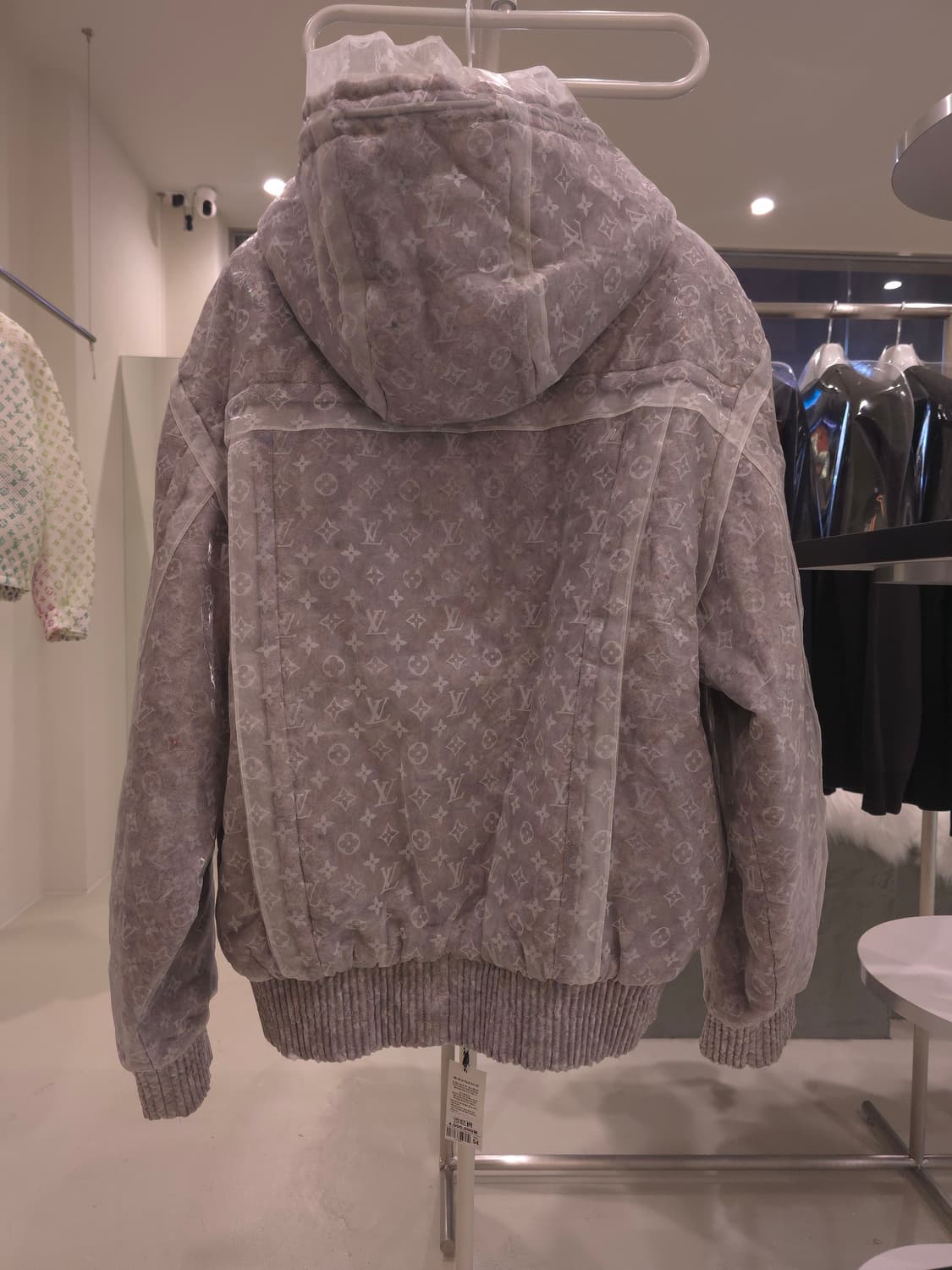 [정품/중고] 루이비통 오간자 패디드 블루종 상품이미지2