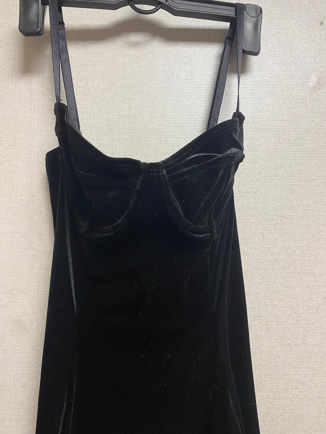 뷔스티에 벨벳 미니 드레스  상품이미지6