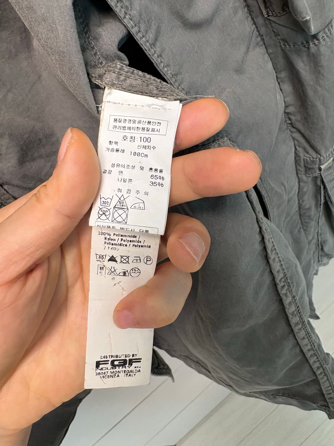 C.P. Company 씨피컴퍼니 후디드 컴뱃 자켓 카키 100사이즈 상품이미지4