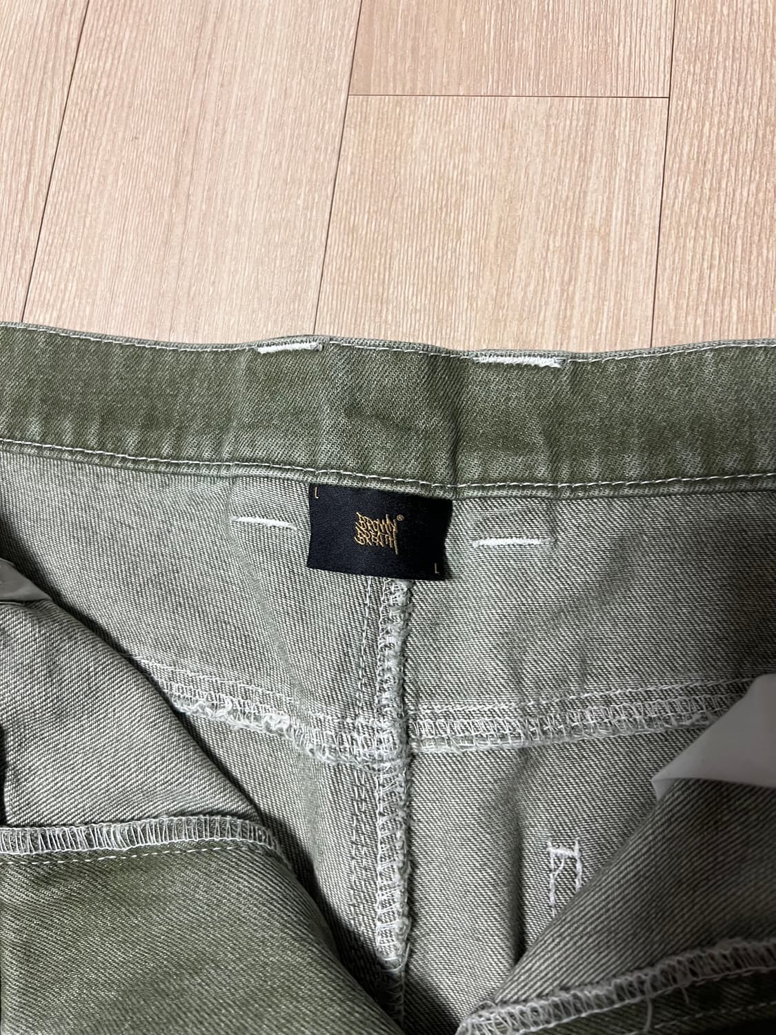 브라운 브레스 카키 카펜터 쇼츠 L 상품이미지3