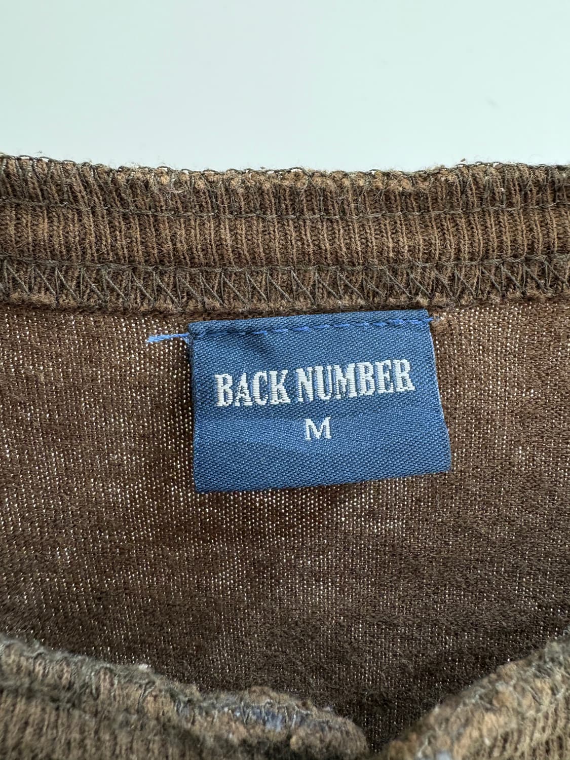 BACK NUMBER 긴팔티셔츠 상품이미지6