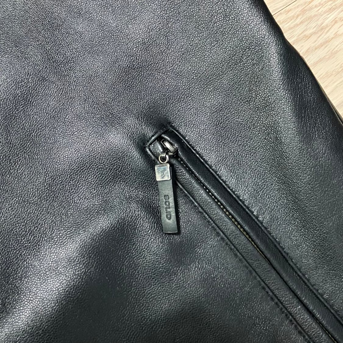 [솔리드옴므] 우영미 이태리 램스킨 양가죽 자켓 블랙 상품이미지6