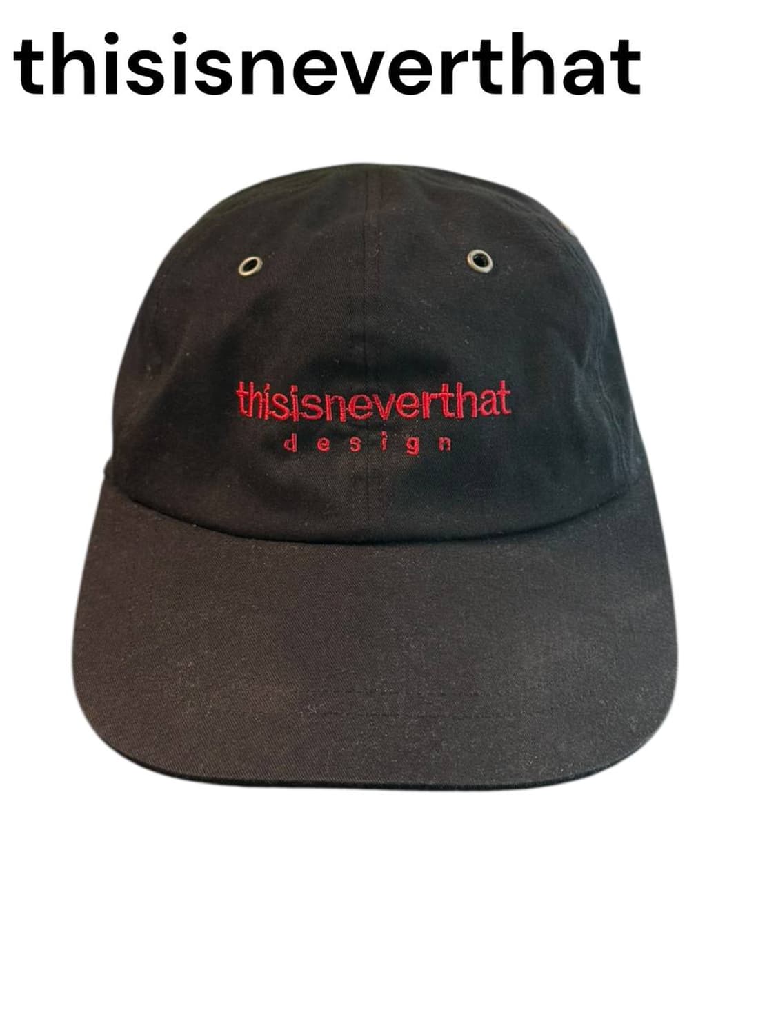 디스이즈네버댓 로고 캠프캡 상품이미지1