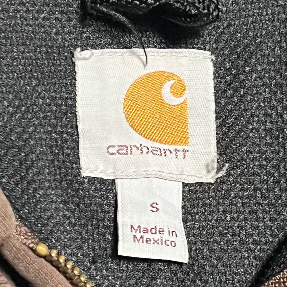 Carhartt 써멀 오버사이즈 브라운 후드집업 상품이미지3