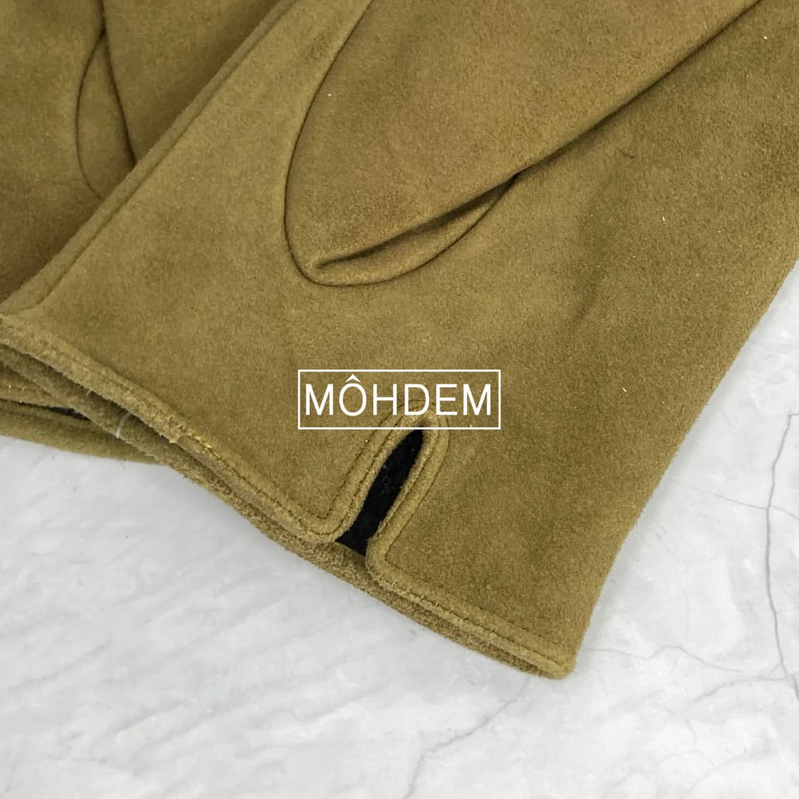 [premium] 스웨이드 가죽 장갑 올리브 상품이미지8