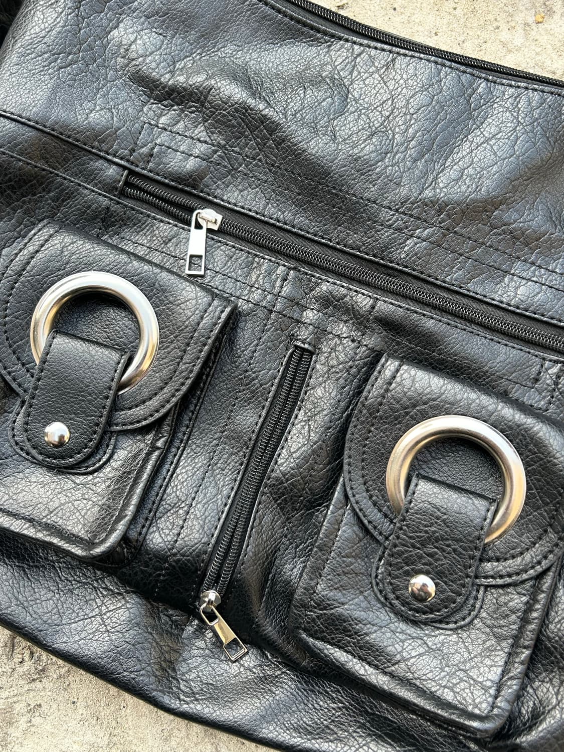 투웨이 레더 숄더 백팩 상품이미지4