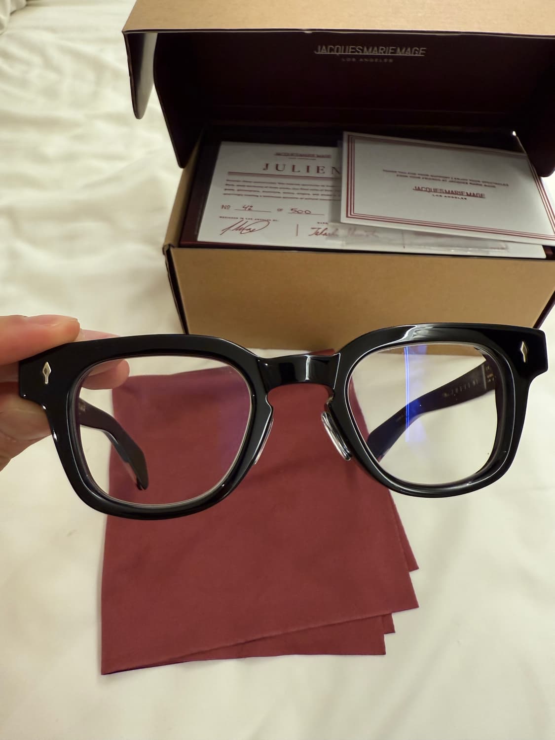 자크마리마지 안경 줄리엔 블랙 새제품급 판매 상품이미지6