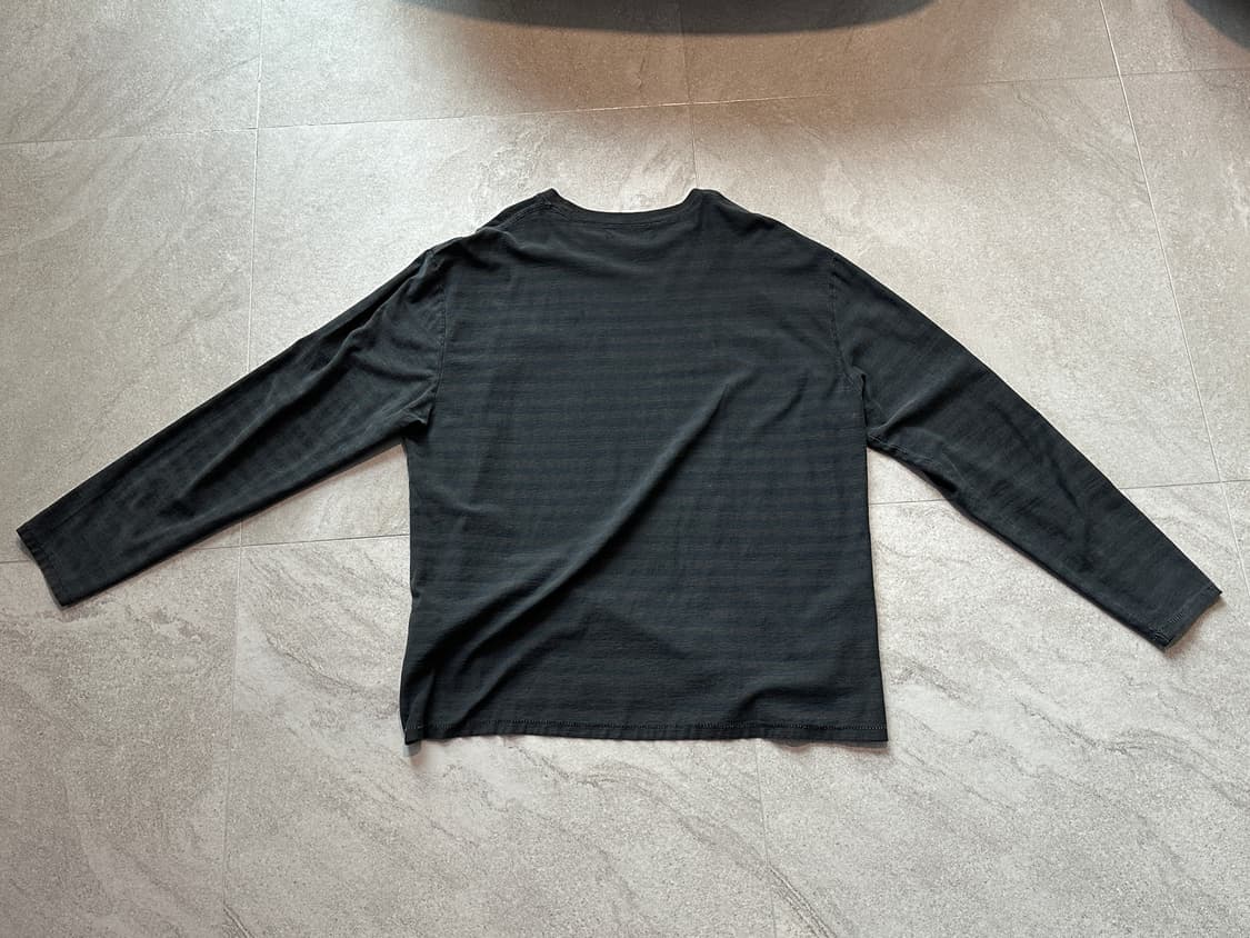 해칭룸 VTG 빈티지 스트라이프 티 다이드 블루 4사이즈 상품이미지2