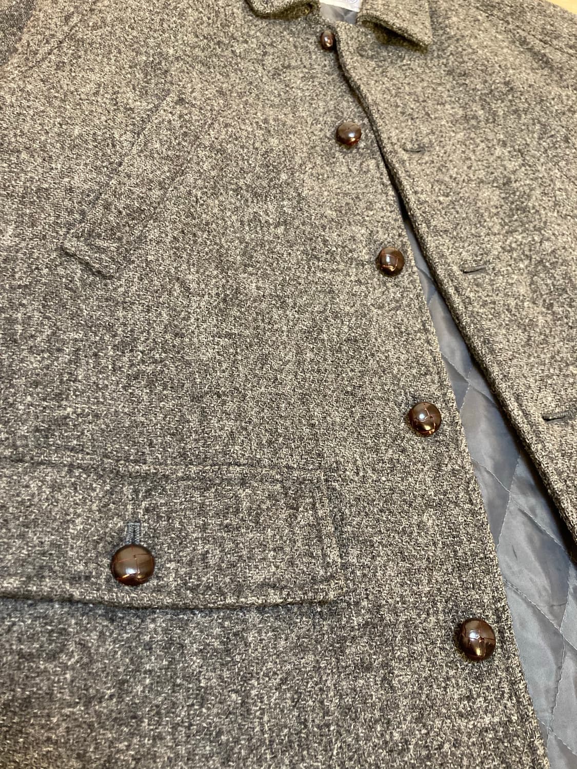 제이프레스 해리스트위드 하프 코트 100 상품이미지6