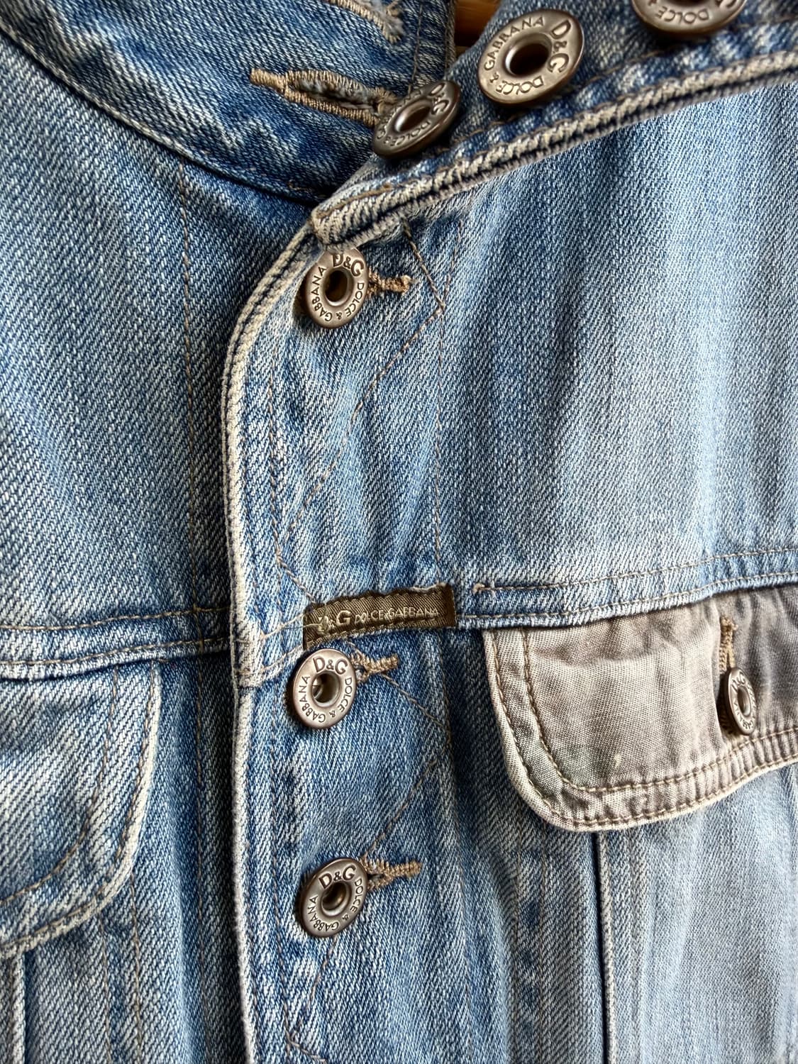 L/ 돌체앤가바나 2003AW 카모 데님자켓 상품이미지9