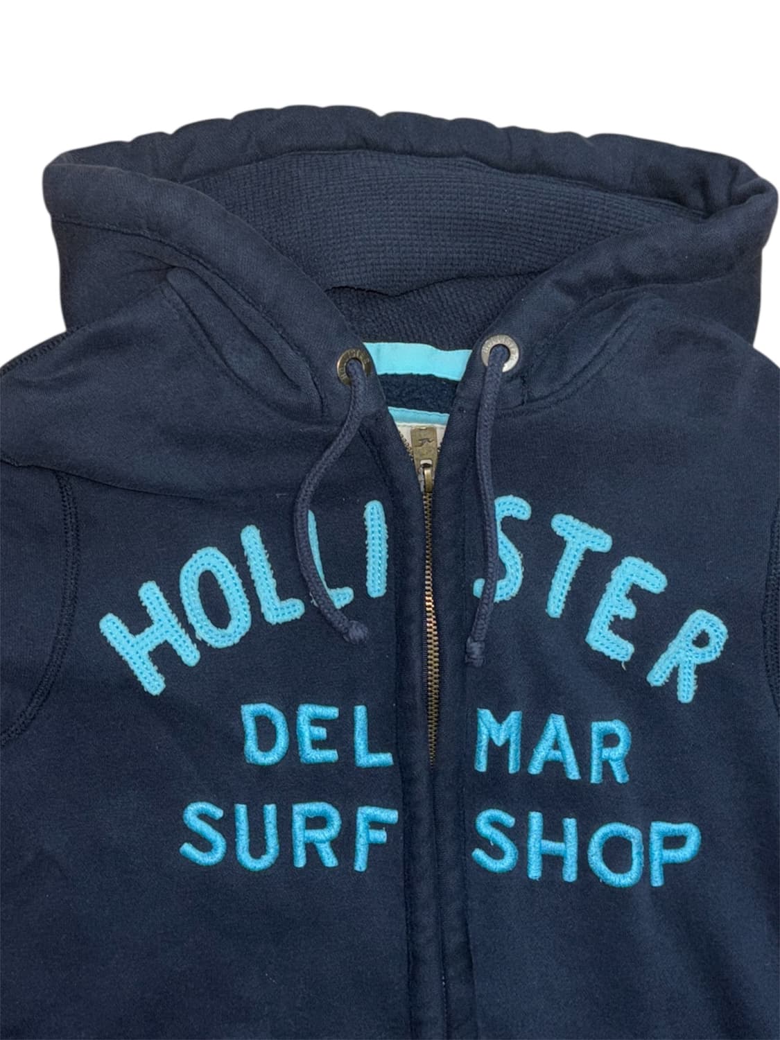 홀리스터 네이비 하늘색 후드집업 상품이미지4