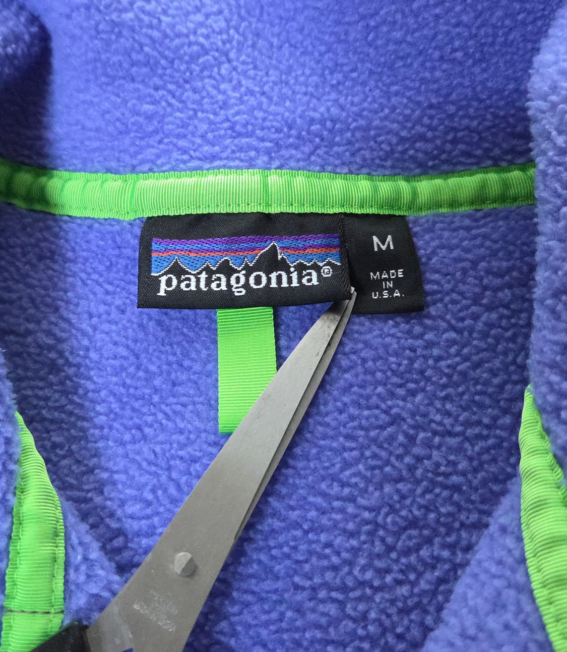 (M/55~)파타고니아 Rare 아카이브 형광 블루 신칠라 플리스 상품이미지4