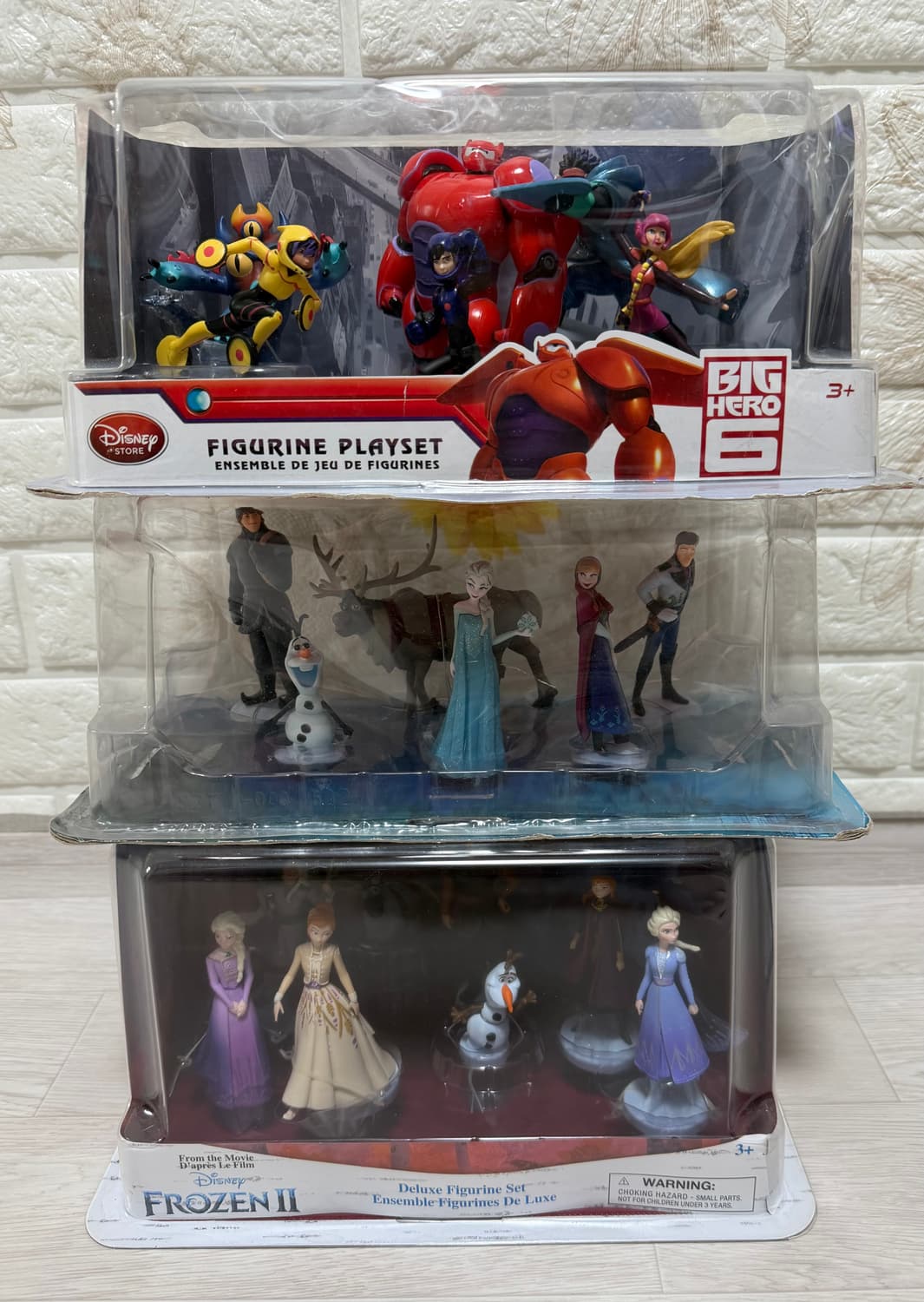 디즈니 빅히어로6 겨울왕국1,2 피규어 세트 일괄 팝니다 상품이미지1