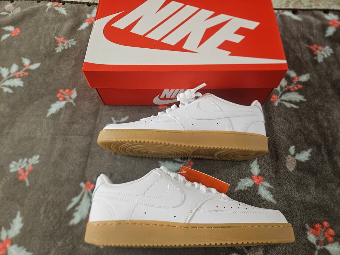 [270]새제품 나이키 코트비전 로우 화이트 검솔 상품이미지6