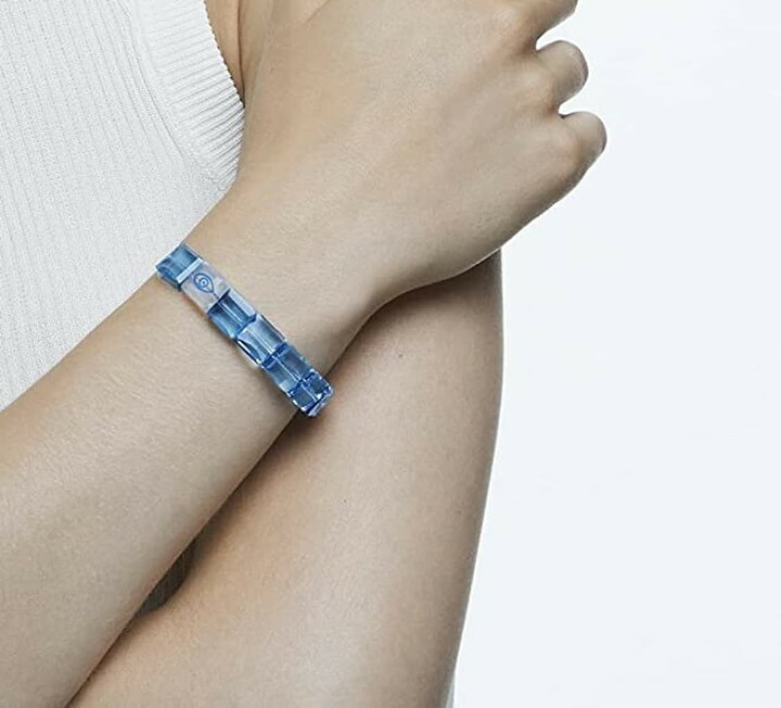 # 스와로브스키  루센트 블루 크리스탈 팔찌 급처 상품이미지1