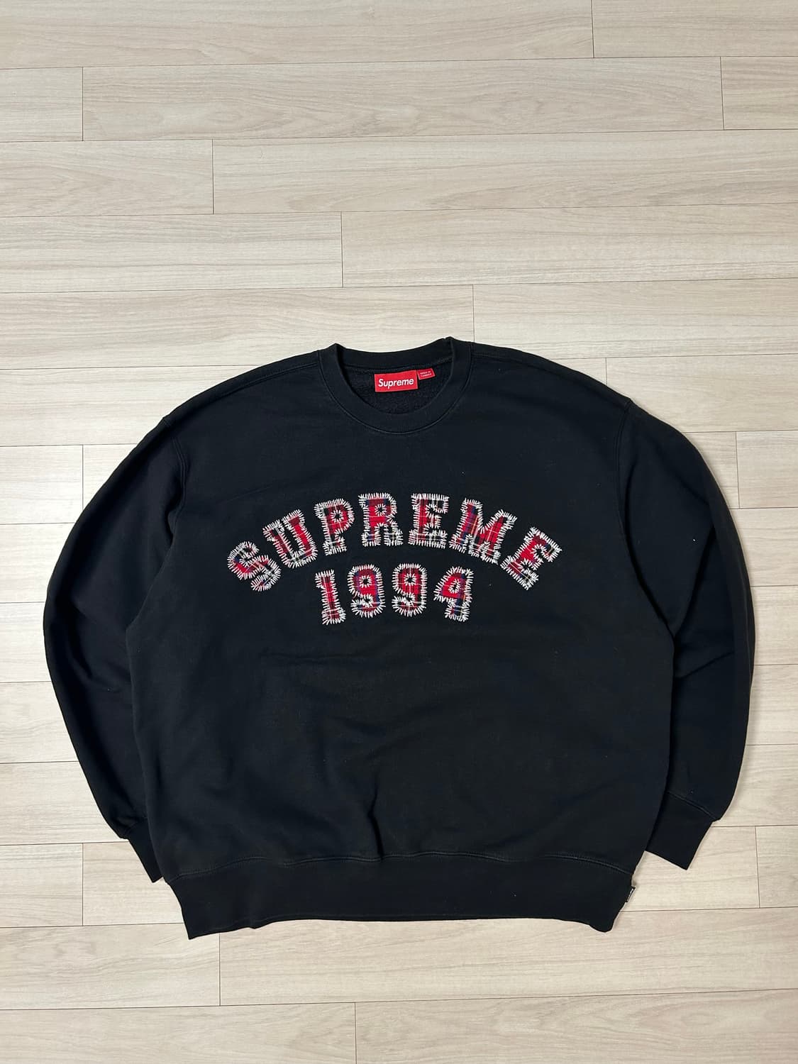 (L) 슈프림 플레이드 아크 크루넥 - 26ss 상품이미지1