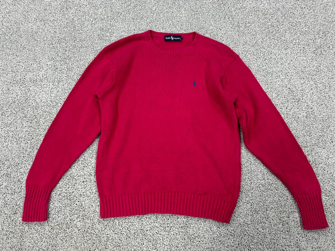 폴로 랄프로렌 90s 라운드니트 상품이미지1
