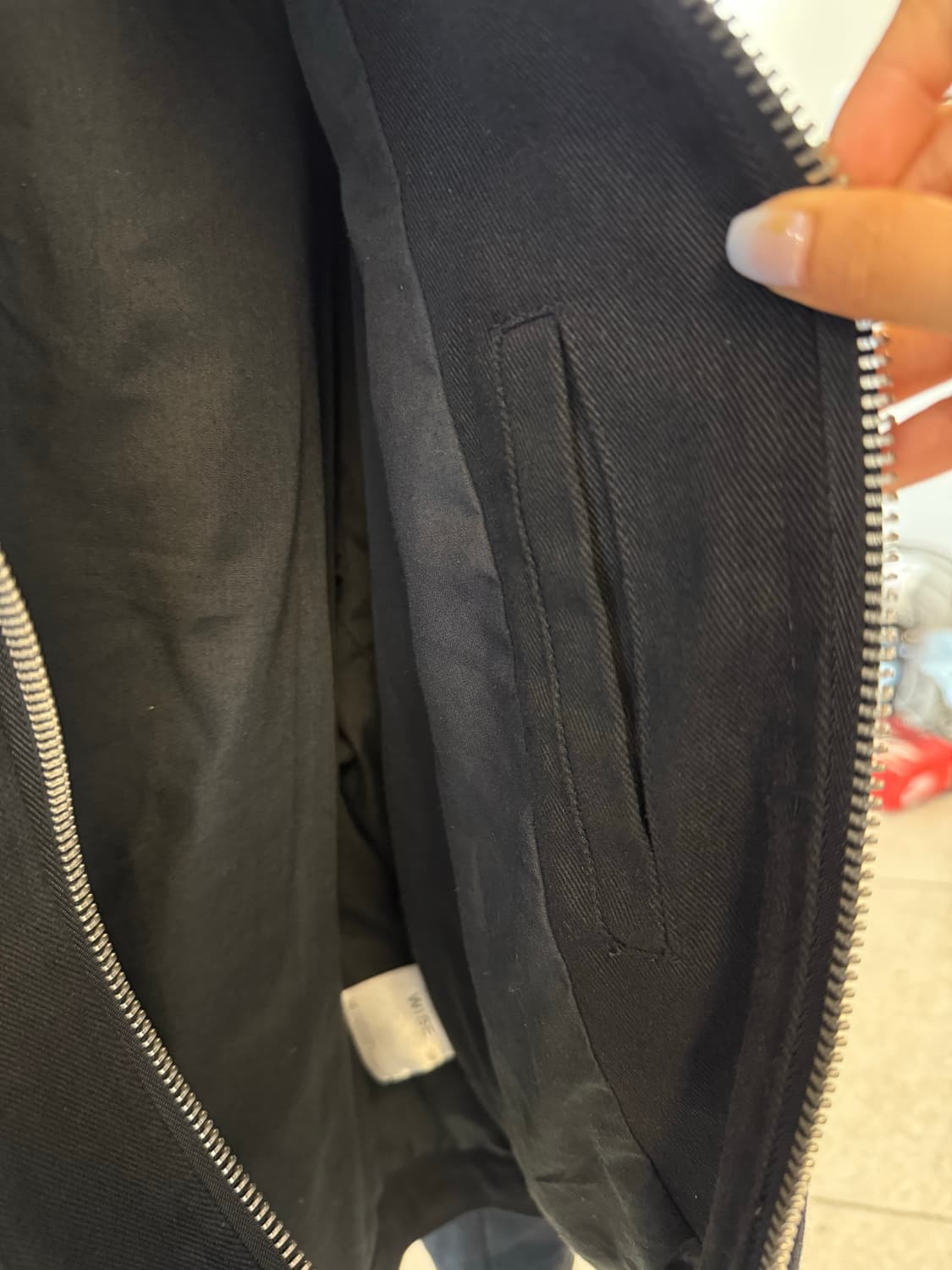 Wise Denim Black Jacket 상품이미지7