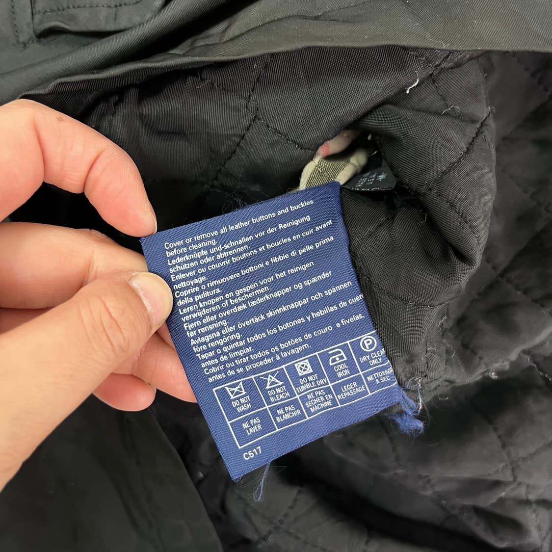 100 버버리 90s 누빔 코치 자켓 상품이미지8