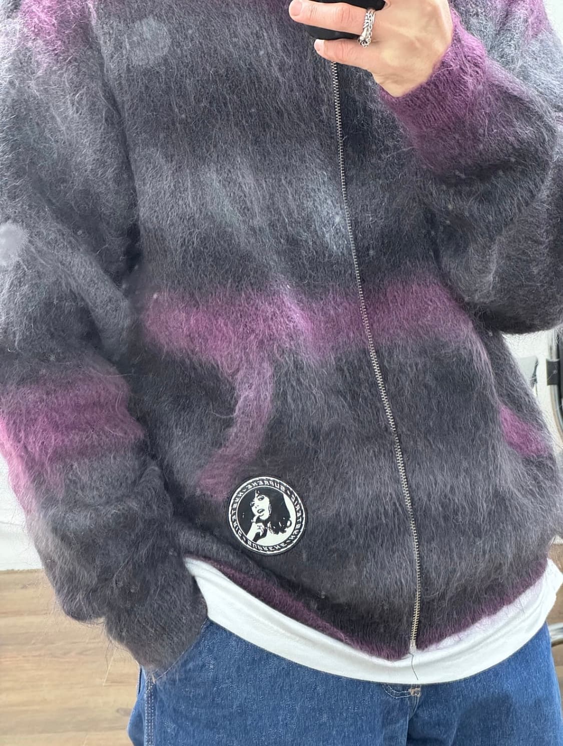 슈프림 x 히스테릭 글래머 모헤어 상품이미지2