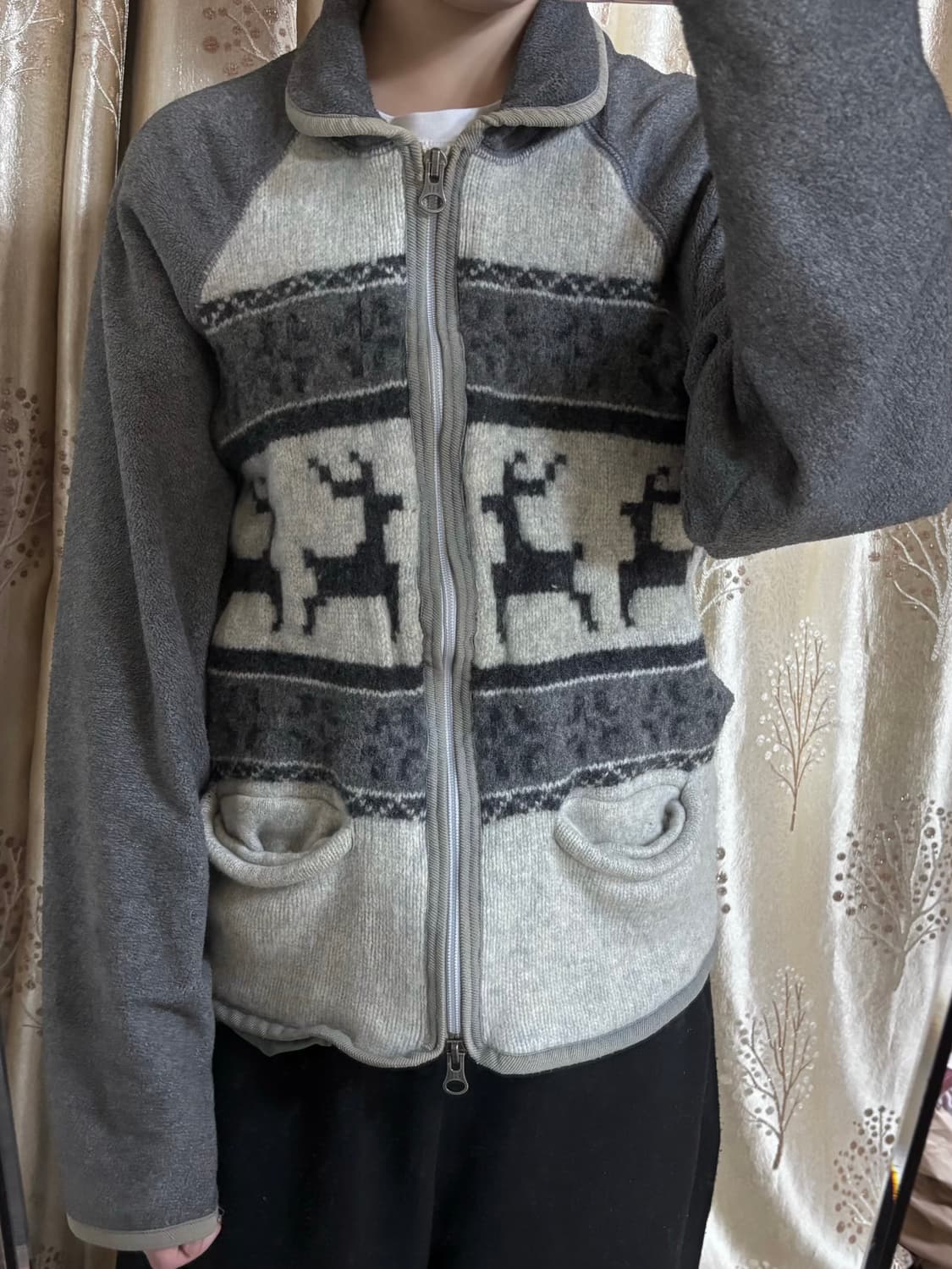 갭 노르딕 니트 집업 상품이미지1