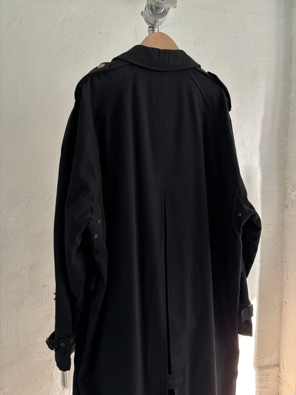 조르지오 아르마니 90’s 블랙 컬러 트렌치 코트 상품이미지9