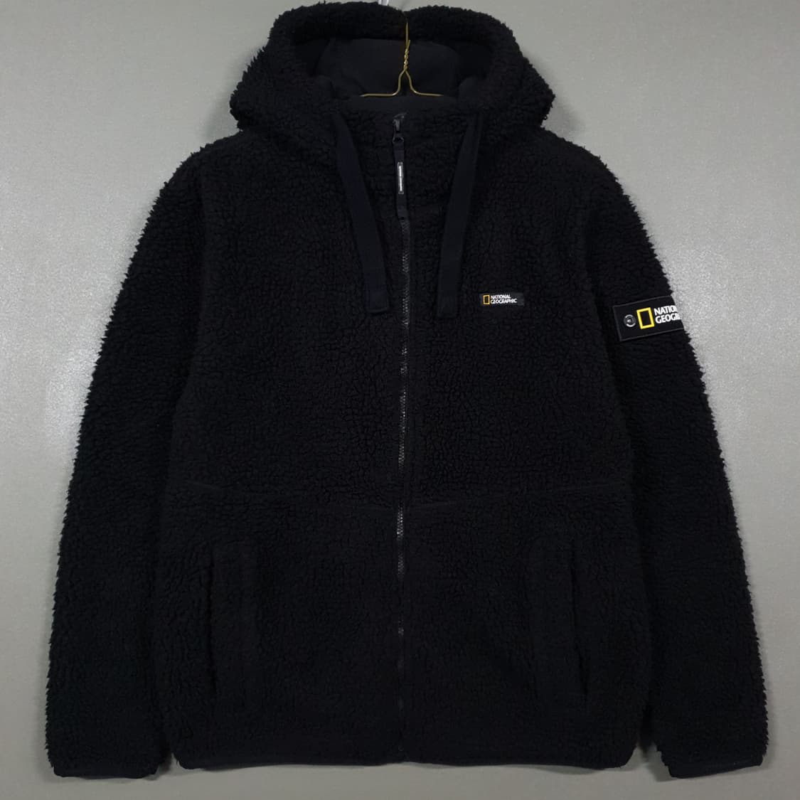 M) 내셔널지오그래픽 코스토니 와펜 플리스 뽀글이 양털 후드집업 자켓 상품이미지2