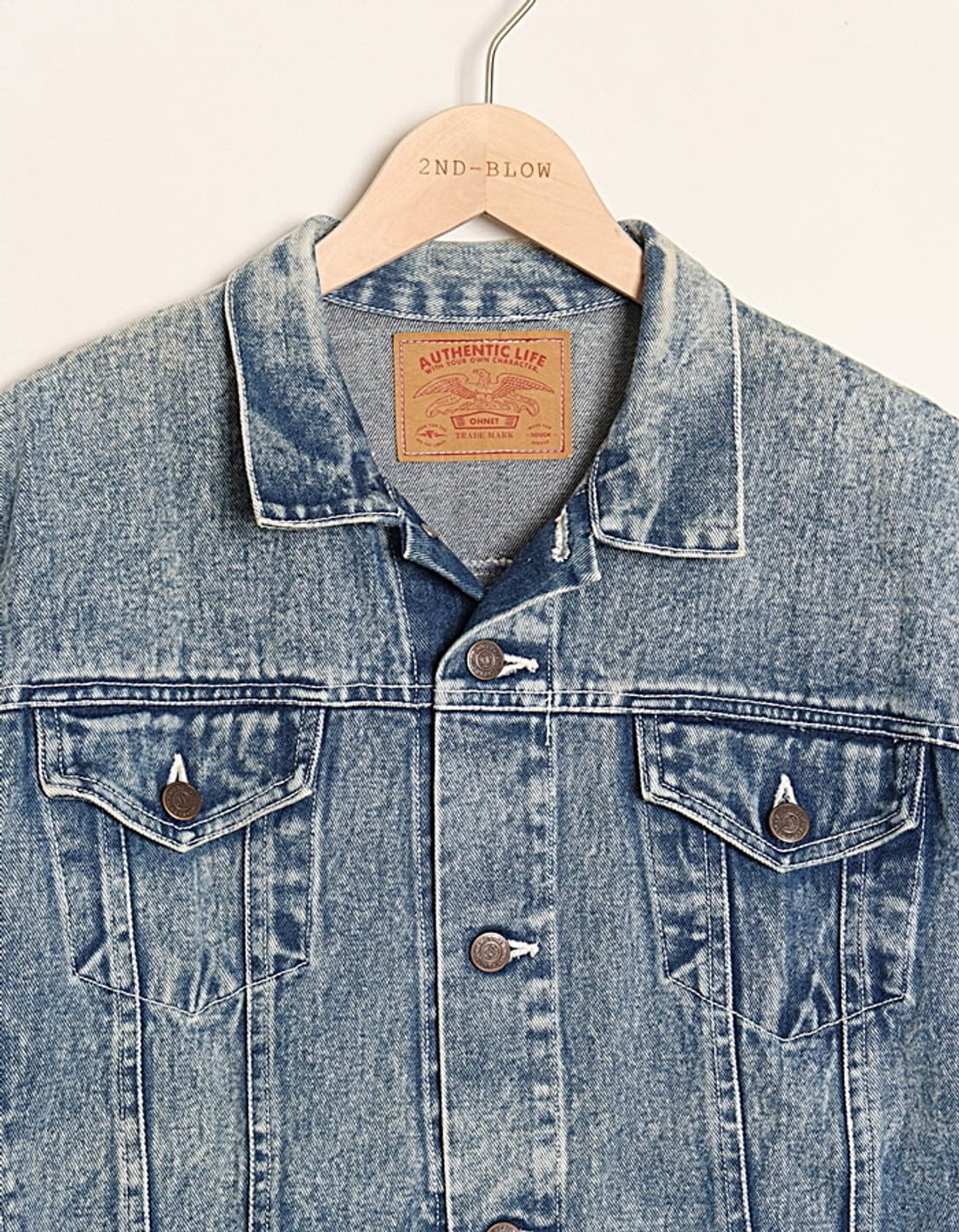 8~90's OHNET Denim Jacket 상품이미지3