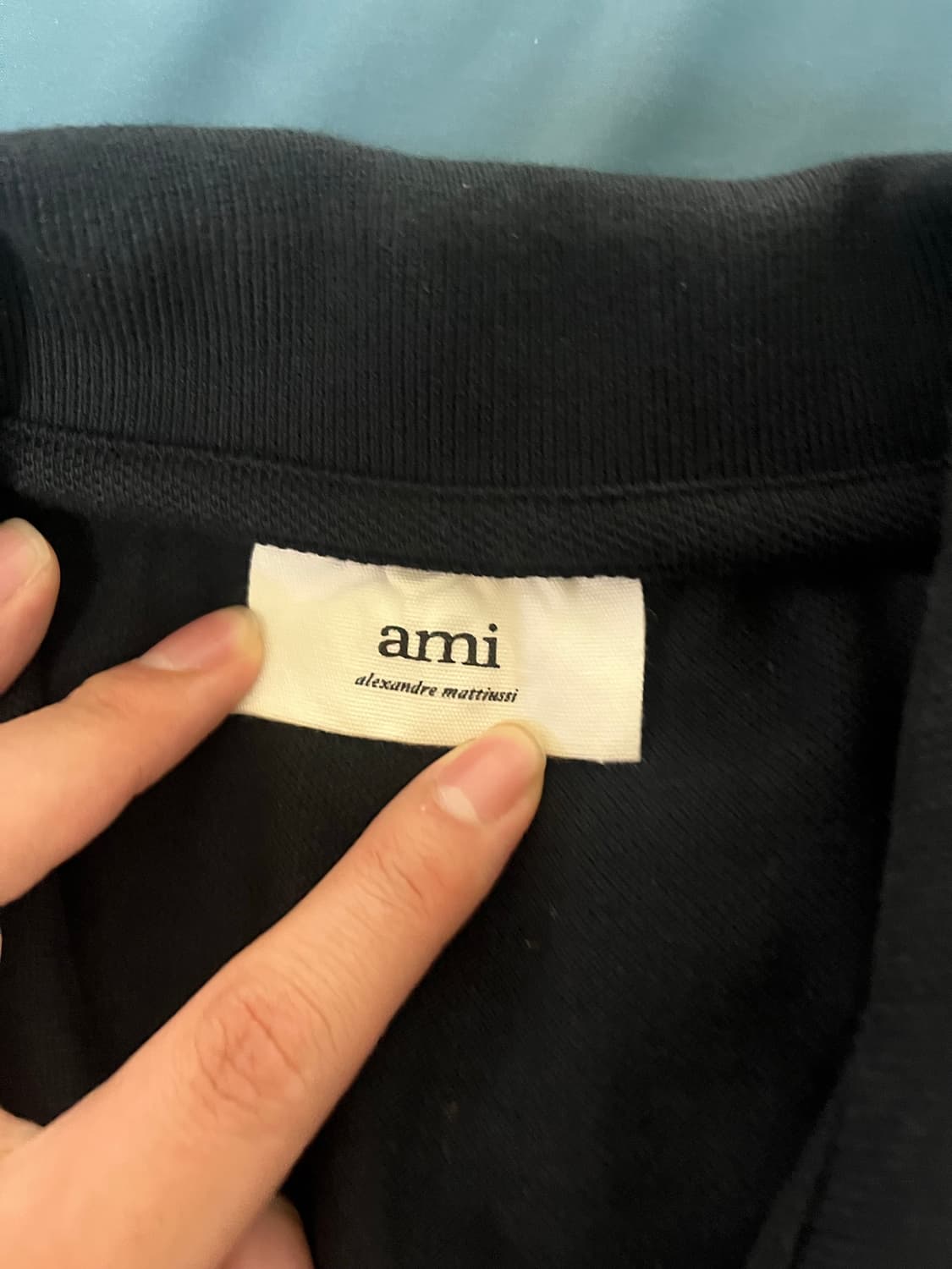 아미 폴로 셔츠 블랙 XXL 상품이미지2