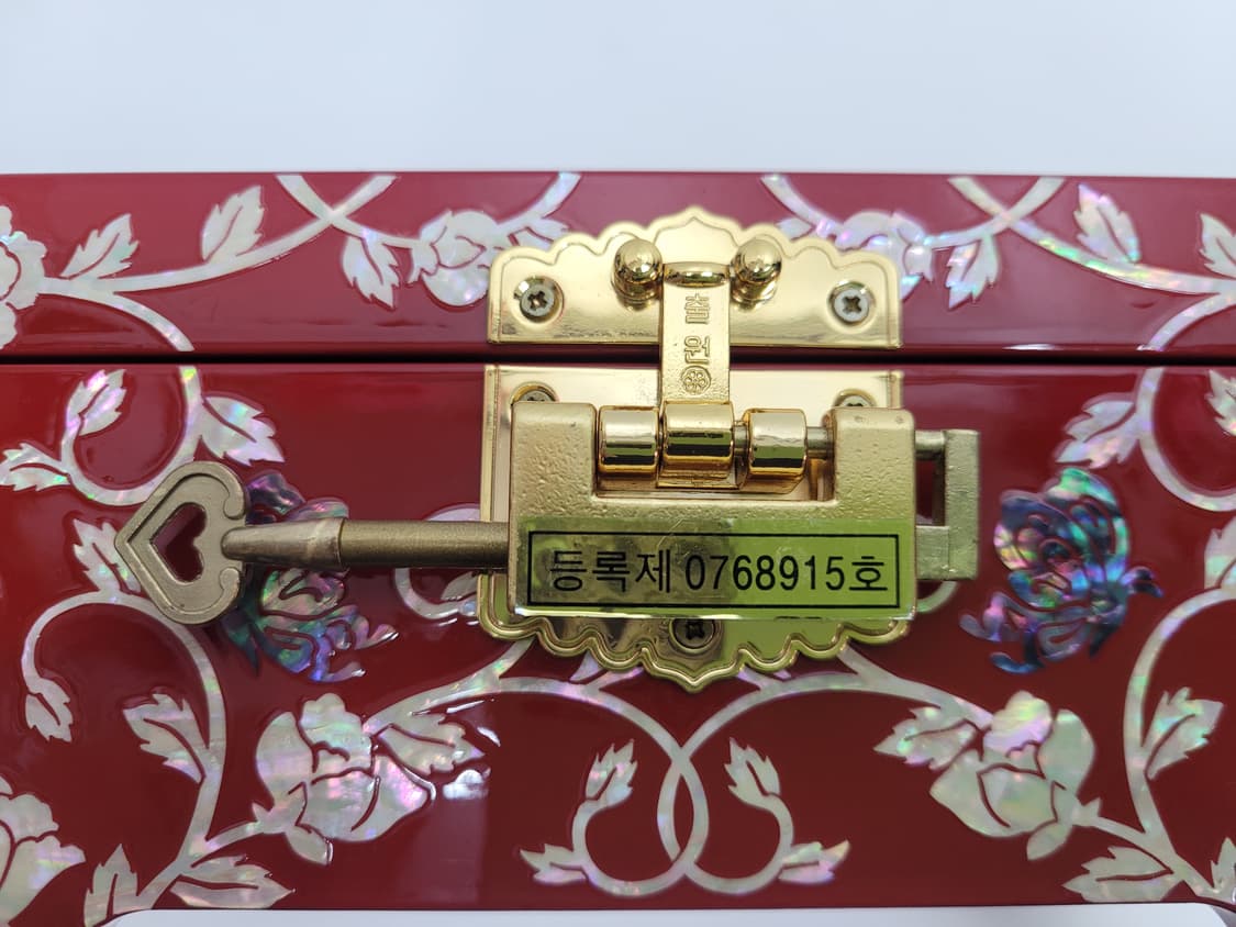 (새상품급) 진주쉘 나전칠기 보석함
 상품이미지9