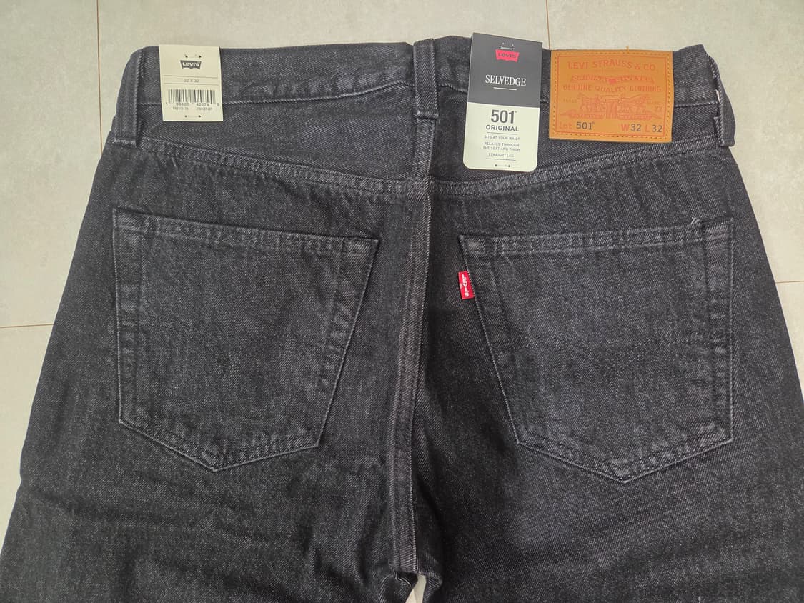 리바이스 프리미엄라인 블랙 셀비지  상품이미지4