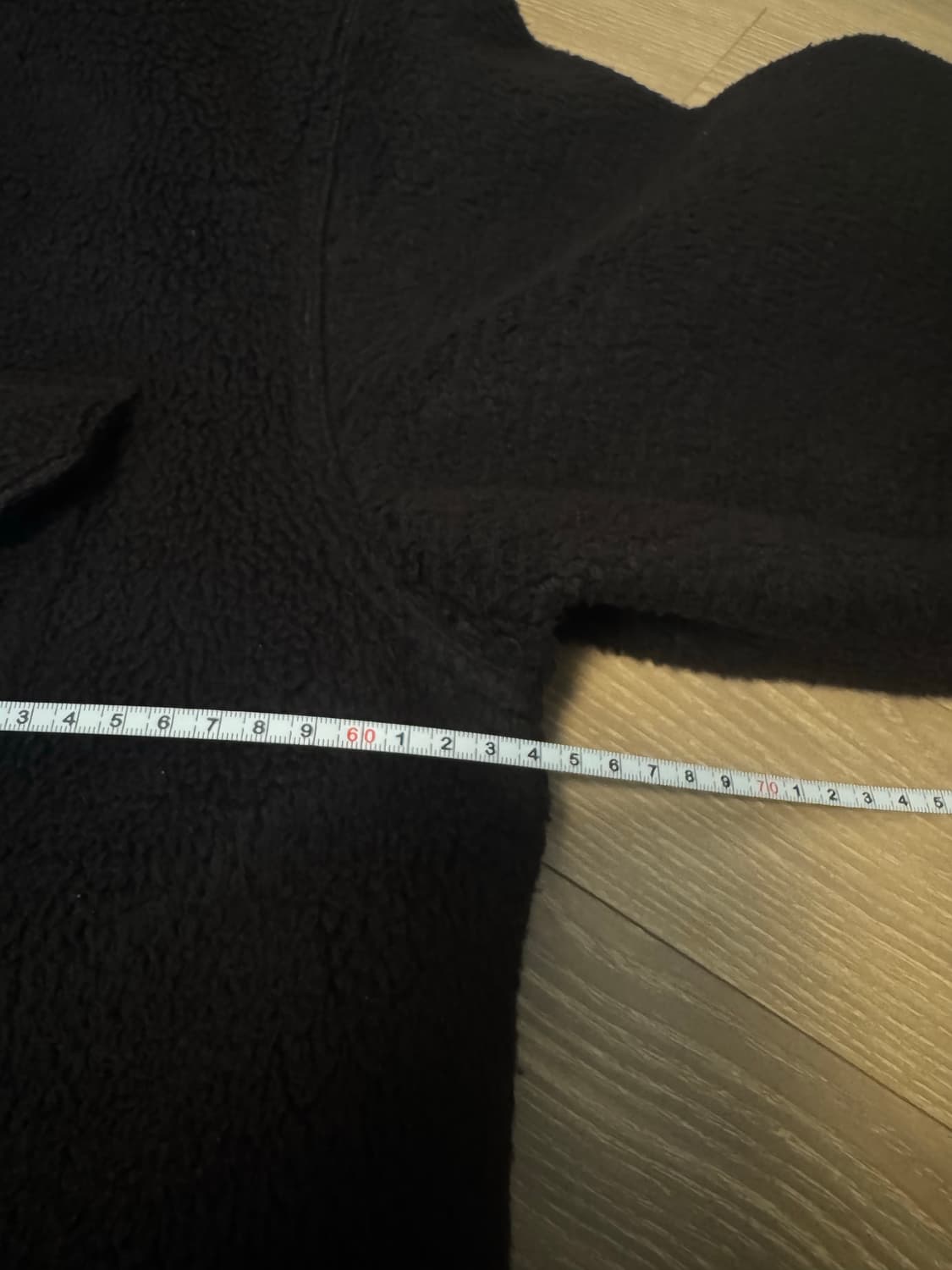 [L] 슈프림 플리스 집업 후드 셔츠 블랙 - 23FW 상품이미지9