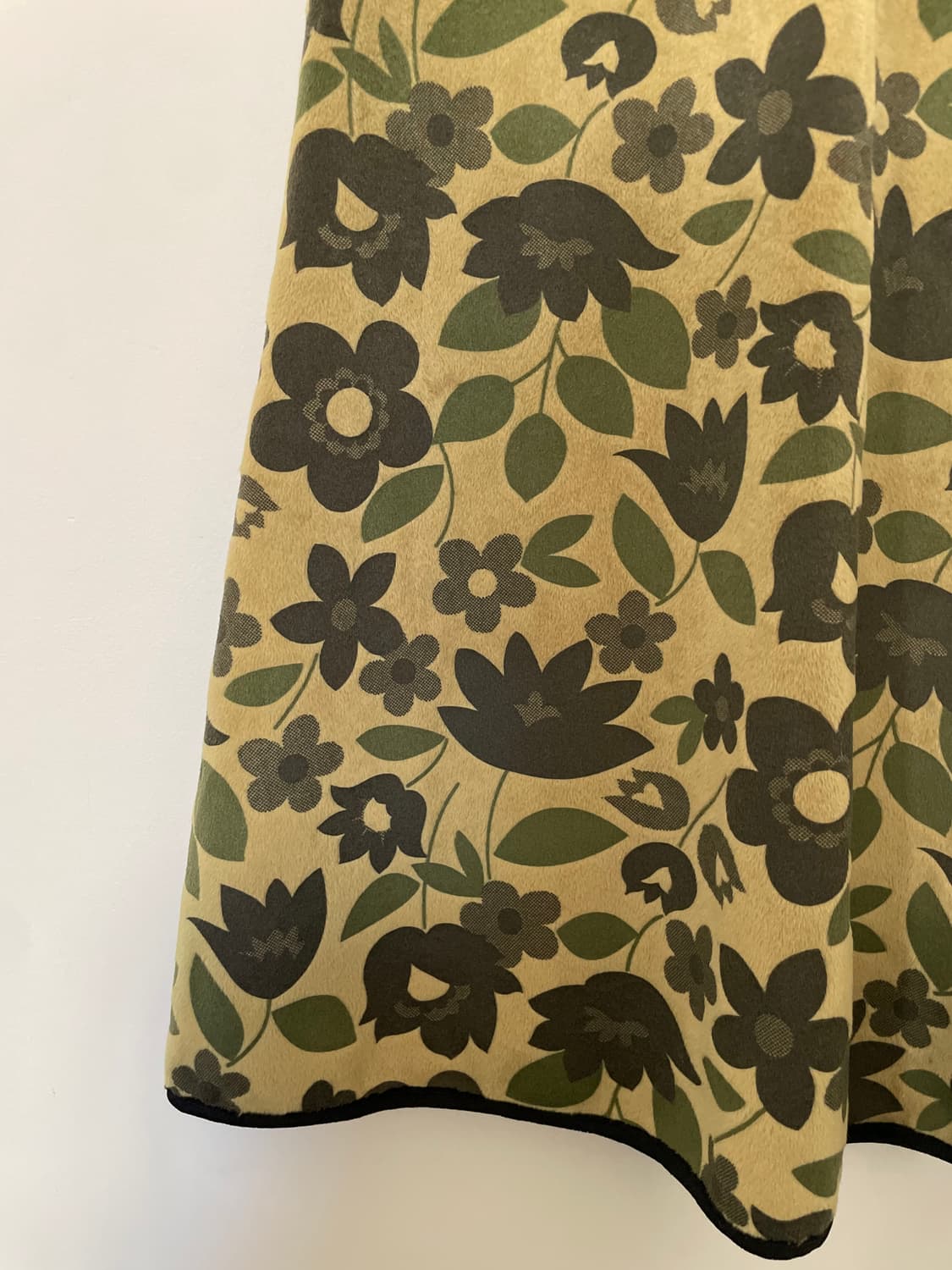 vintage floral fur dress 상품이미지5