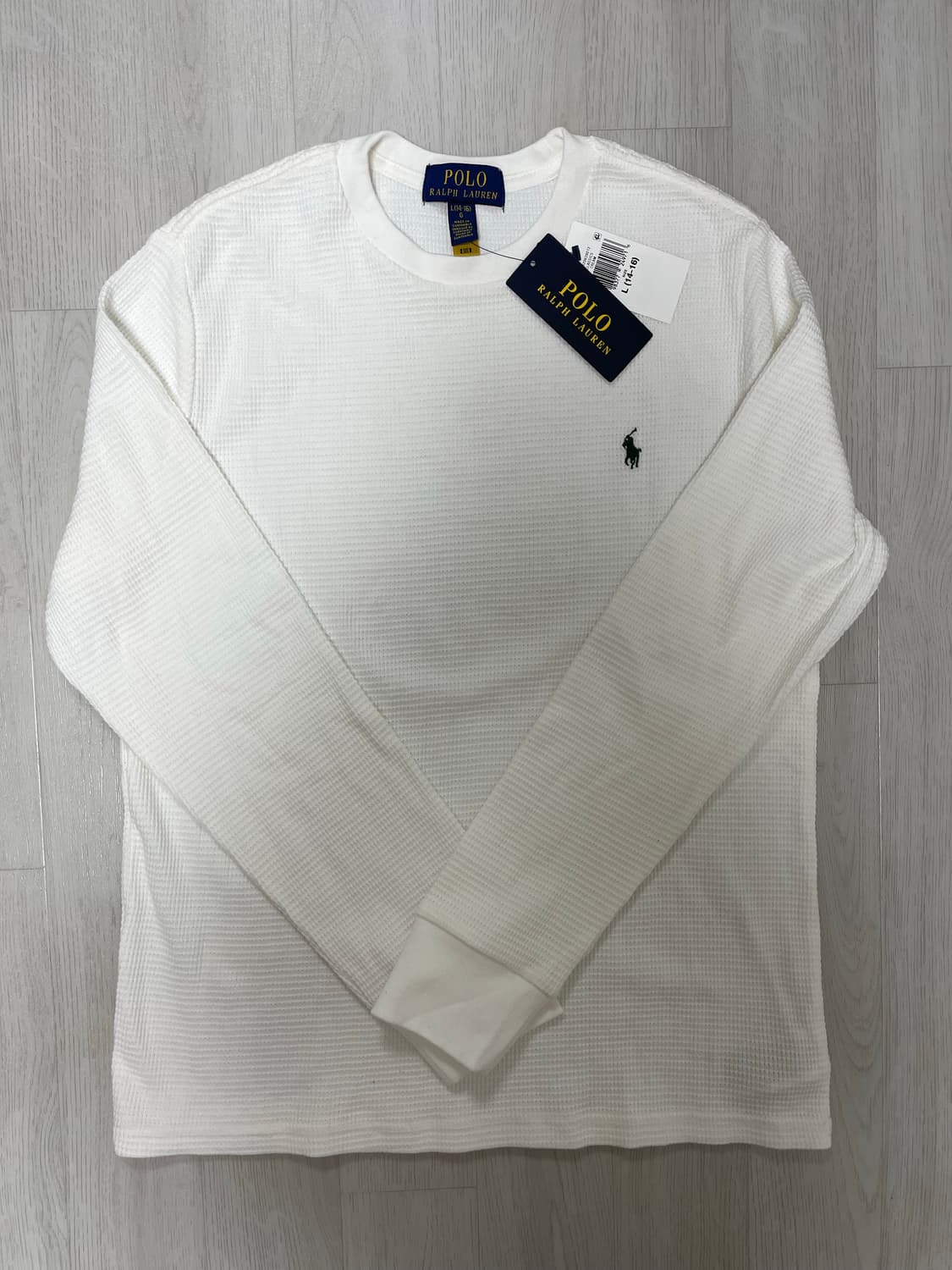 폴로 랄프로렌 와플 롱슬리브 티셔츠 상품이미지1