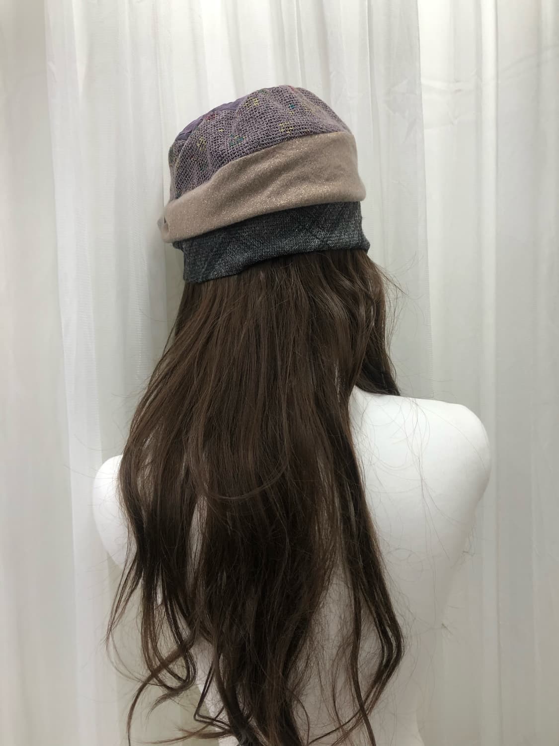 ribbon point patch beanie 상품이미지3