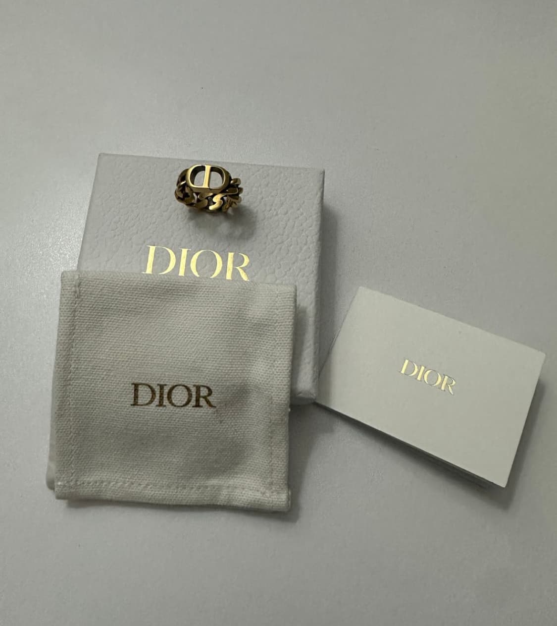(L)Dior 디올30 몽테인CD로고 반지 링 상품이미지2