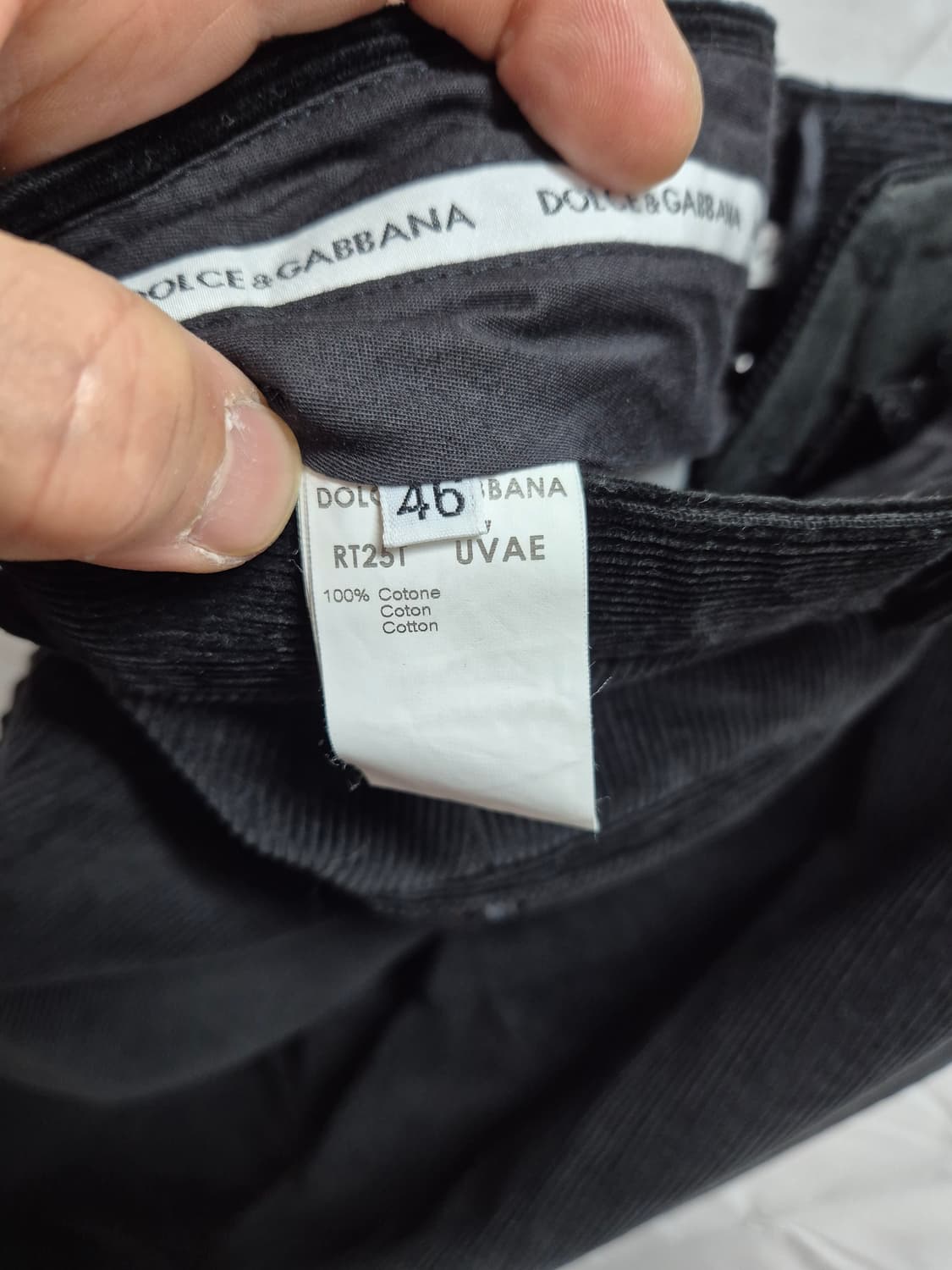 돌체앤가바나 코듀로이 팬츠 상품이미지4