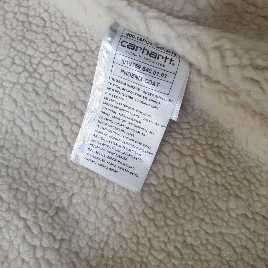 칼하트 피닉스 양털 자켓 상품이미지7