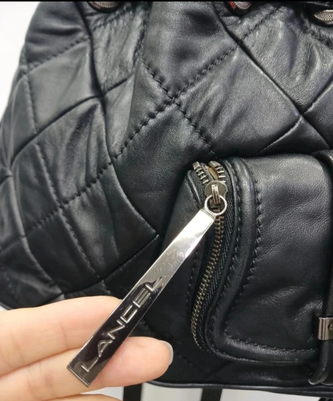 LANCEL. 퀼팅 복조리 가방 상품이미지2