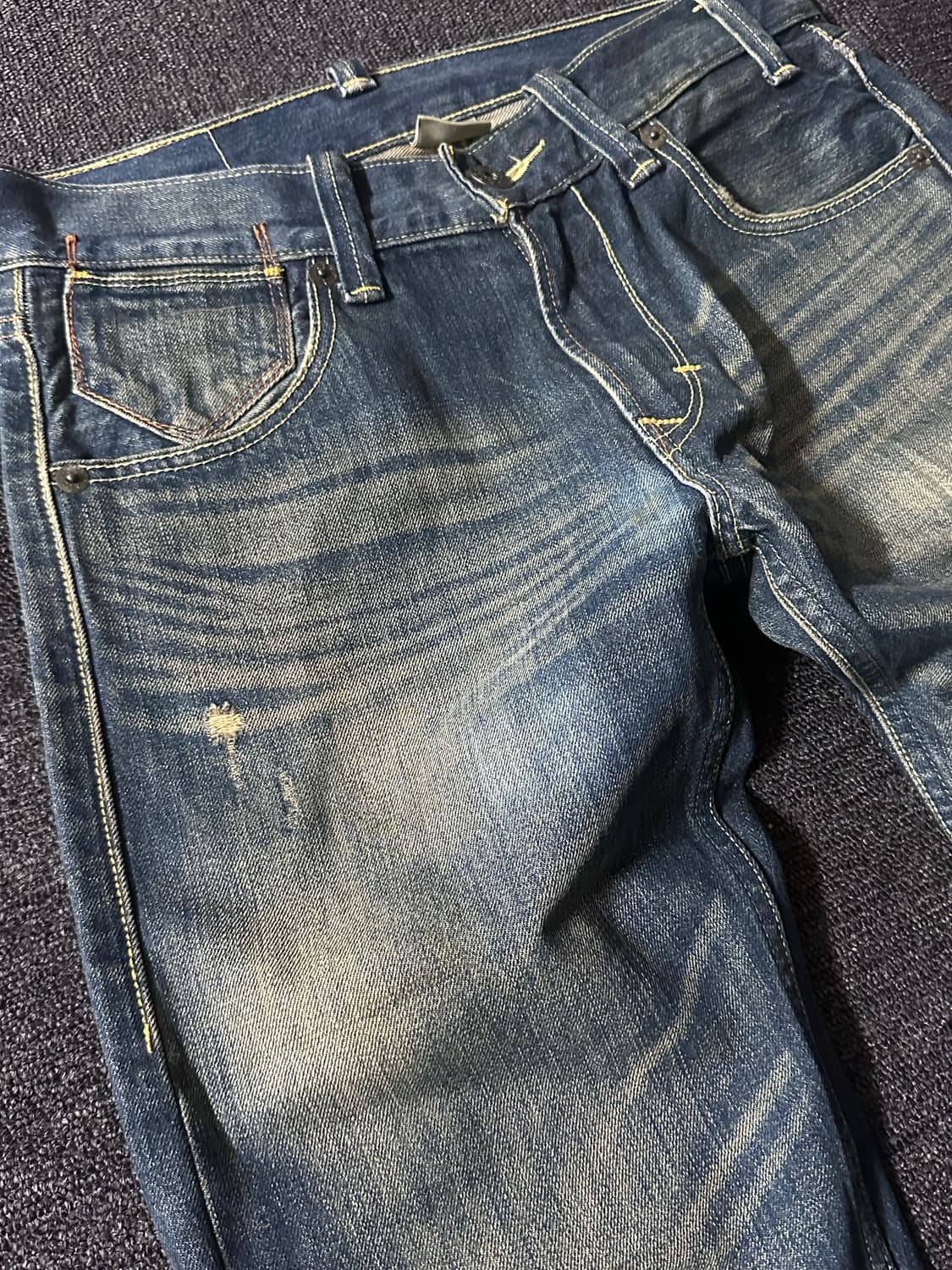 Levi’s 601 Straight 녹워싱 데미지 팬츠 (W30 L34) 상품이미지3