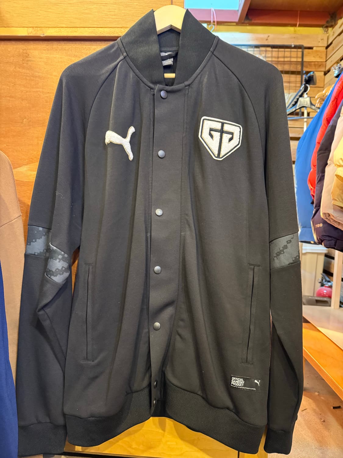 퓨마 검정 트랙탑 상품이미지1