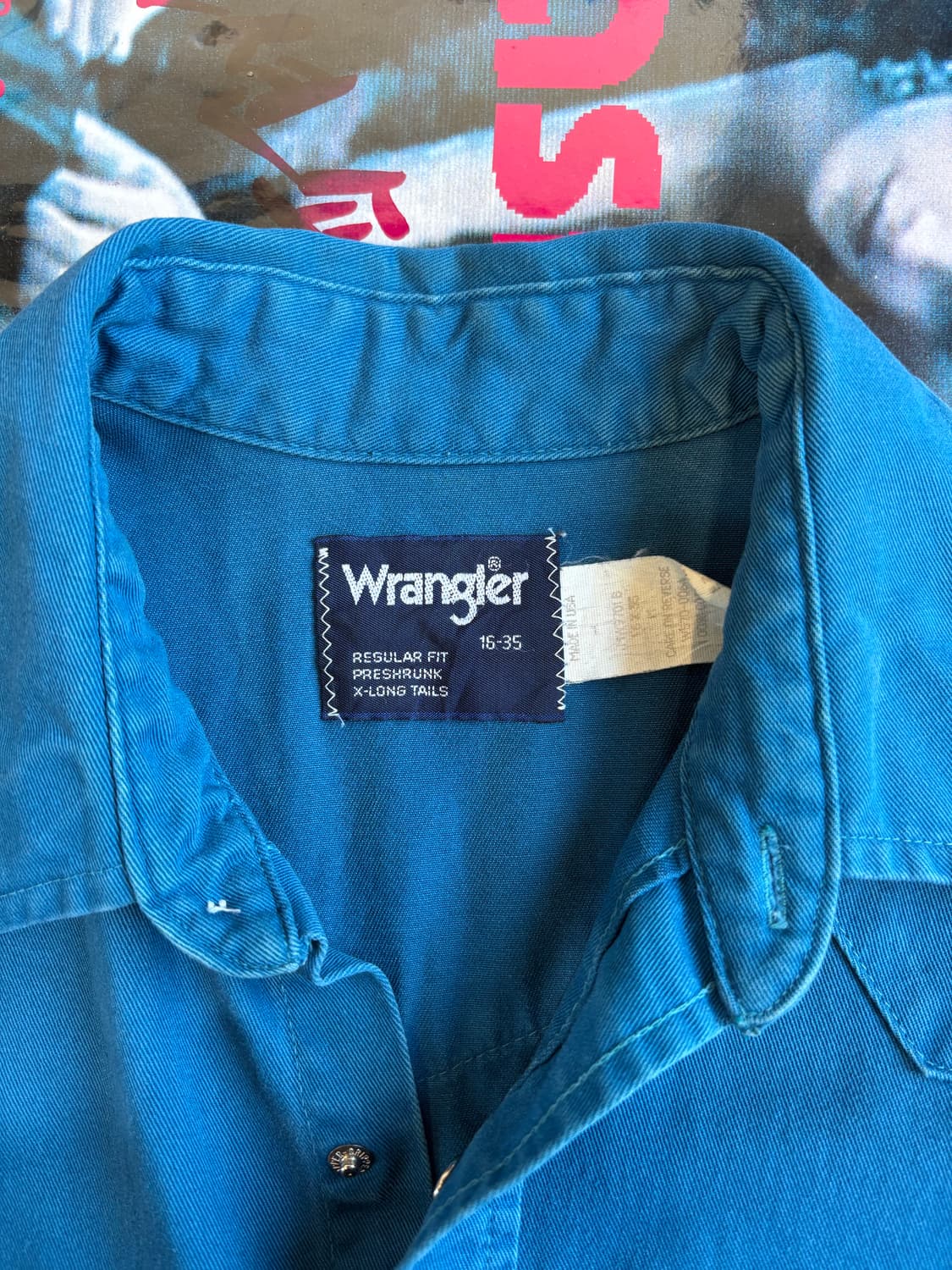 80s USA Wrangler 웨스턴 셔츠 상품이미지3