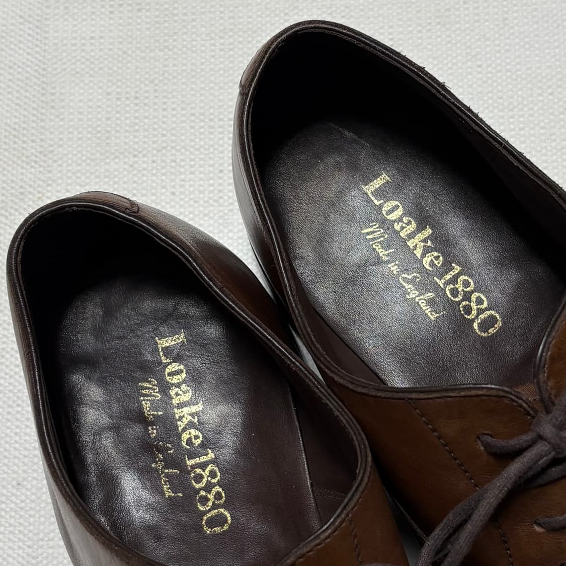 (7) Loake 로크 ALDWYCH 브라운 카프 옥스퍼드 슈즈 상품이미지8