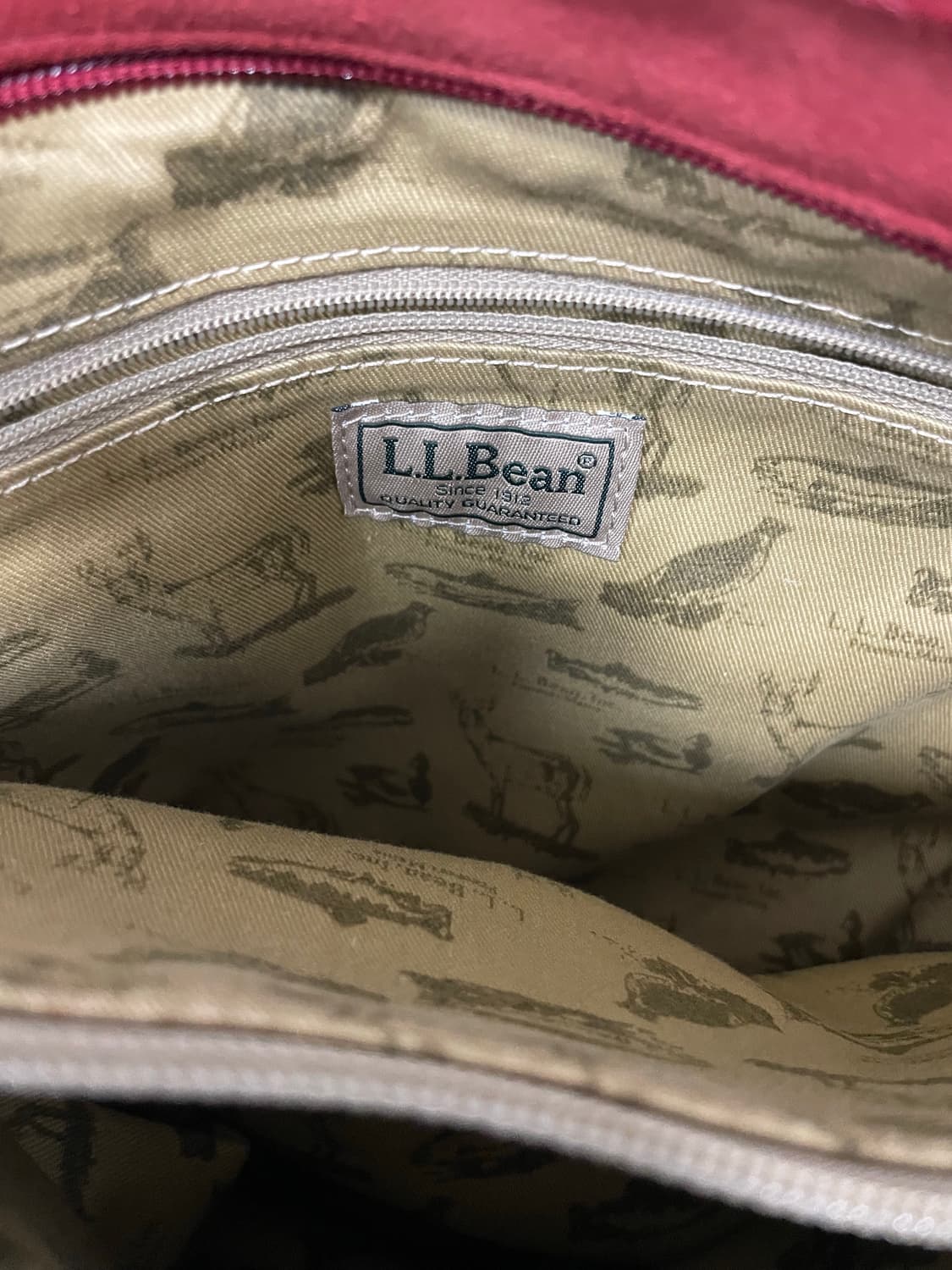 [OS] 엘엘빈 스웨이드 레더 라지 토트백 레드 상품이미지7